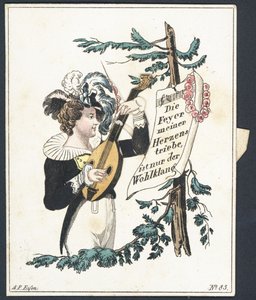 Cartolina di auguri tedesca da German School