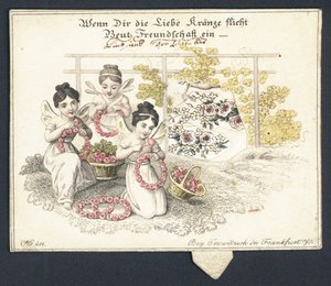 Cartolina di auguri tedesca da German School