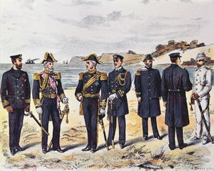 Uniformi navali tedesche, fine XIX secolo da German School