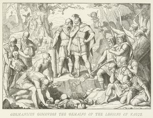 Germanico scopre i resti delle legioni di Varo da German School
