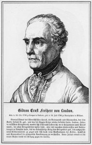 Gideon Ernst Freiherr von Loudon (incisione) da German School
