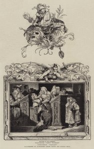 Il "Faust" di Goethe (incisione) da German School