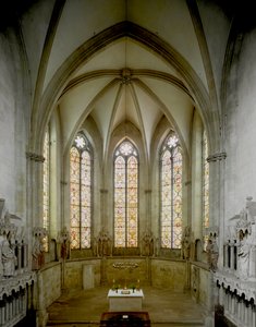 Arte gotica: Vista interna della Cattedrale di San Pietro e Paolo da German School