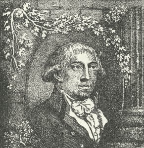 Gottfried August Burger, poeta tedesco (incisione) da German School