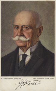 Graf Ferdinand von Zeppelin, progettista e costruttore di dirigibili tedesco da German School