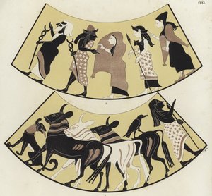 Pittura su vaso greco da German School