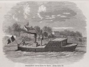 Cannone sul fiume Senna durante l