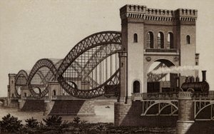 Amburgo: Eisenbahn-Elb-Brucke, Il ponte ferroviario sull