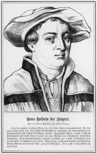 Hans Holbein il Giovane (incisione) da German School