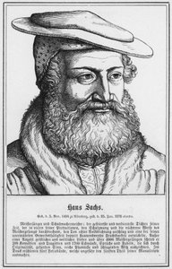 Hans Sachs (incisione) da German School