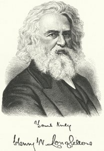 Henry Wadsworth Longfellow, poeta e professore americano (incisione) da German School