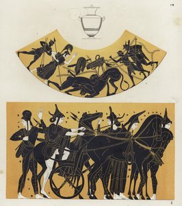 Ercole e il leone e armatura amazzonica da German School