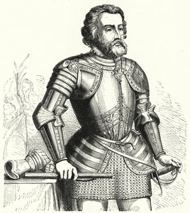 Hernan Cortes, conquistador spagnolo da German School