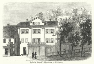 Casa del poeta, filologo e storico letterario tedesco Ludwig Uhland, Tubinga