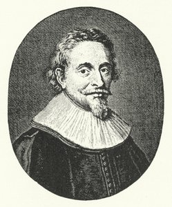 Hugo Grotius, giurista olandese (incisione) da German School