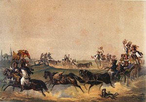 Processione di nozze ungherese, c.1855 da German School