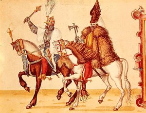 Nobili ungheresi alla corte ottomana alla fine del XVI secolo da German School