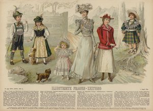 Illustrazione per Illustrirte Frauen-Zeitung da German School