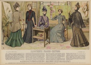 Illustrazione per Illustrirte Frauen-Zeitung da German School