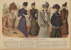 Illustrazione per Illustrirte Frauen-Zeitung da German School