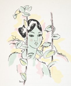 Illustrazione da Styl, pub.1922 (stampa pochoir) da German School