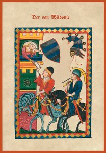 Illustrazione da un canzoniere medievale