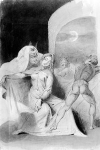 Illustrazione dal Faust, 19° secolo
