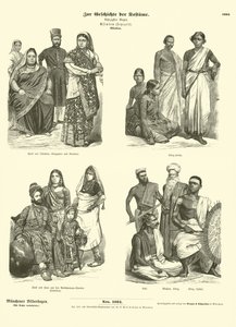 Costumi indiani, fine XIX secolo