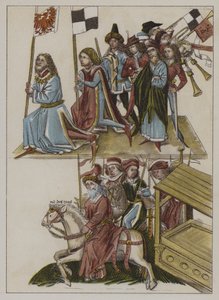 Investitura di Federico I della casa di Hohenzollern come Elettore di Brandeburgo al Concilio di Costanza da German School