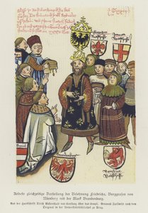 Investitura di Federico V, Burgravio di Norimberga da German School