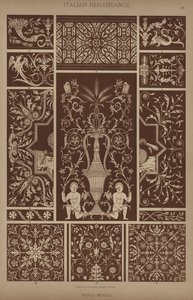 Rinascimento italiano, Mosaico in legno da German School