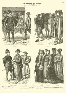 Costumi italiani, fine XVI secolo da German School