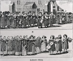 Processione del carnevale ebraico da German School