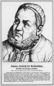 Johann Friedrich il Magnanimo, Elettore e Duca di Sassonia da German School
