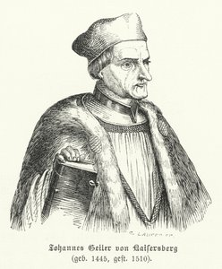 Johann Geiler von Kaisersberg, sacerdote e teologo svizzero da German School