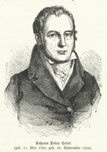 Johann Peter Hebel, poeta tedesco da German School