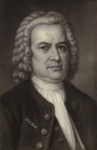 Johann Sebastian Bach, compositore, organista, clavicembalista, violista e violinista tedesco del periodo barocco (1685-1750) da German School