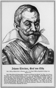 Johann Tserclaes, Conte di Tilly (incisione) da German School