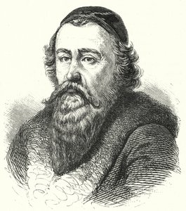 Jan Amos Komenský, filosofo e teologo moravo (incisione)