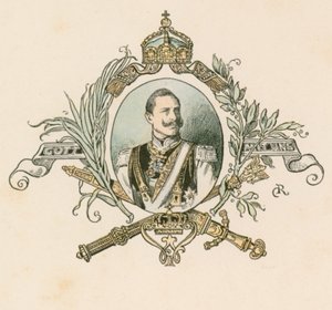 Kaiser Guglielmo II, Imperatore tedesco e Re di Prussia (1859-1941) da German School
