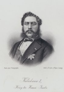 Kalakaua I, re delle isole Hawaii da German School