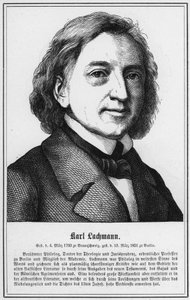 Karl Lachmann (incisione) da German School