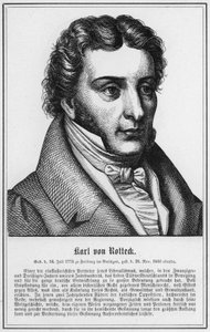 Karl von Rotteck (incisione)