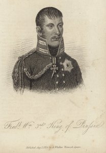 Re Federico Guglielmo III di Prussia da German School