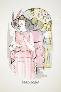 Koketterie, Abito da tè di M. Gerstel, da Styl, pub.1922 da German School