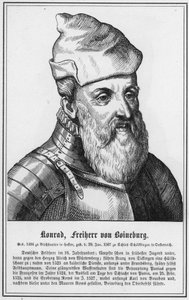 Konrad, Freiherr von Boineburg (incisione) da German School