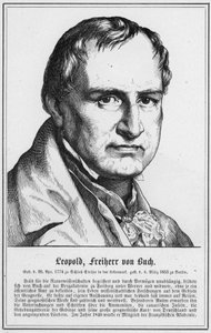 Leopoldo, Barone von Buch (incisione) da German School