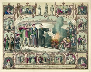 Vita di Martin Lutero e Eroi della Riforma!, pub. 1874