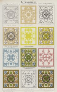 Stampa litografica da German School