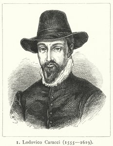 Lodovico Carracci, artista del Barocco italiano (incisione) da German School